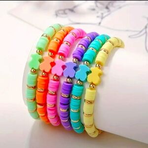 6 pcs beautiful bracelet 🐻😍